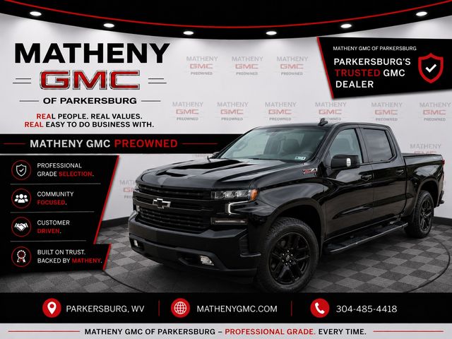 Black 2022 Chevrolet Silverado 1500 Pickup Truck Four-Wheel Drive 8-Speed Automatic