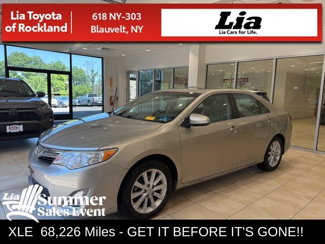 Creme Brulee 2014 Toyota Camry XLE V6 Sedan Front-Wheel Drive 6-Speed Automatic