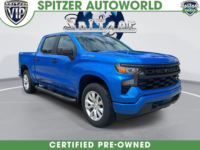 Riptide Blue Metallic 2025 Chevrolet Silverado 1500 Pickup Truck Four-Wheel Drive 8-Speed Automatic