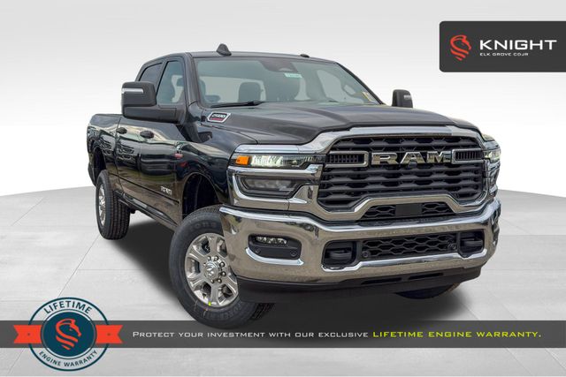 Diamond Black Crystal Pearlcoat 2026 RAM 2500 Pickup Truck Four-Wheel Drive 8-Speed Automatic