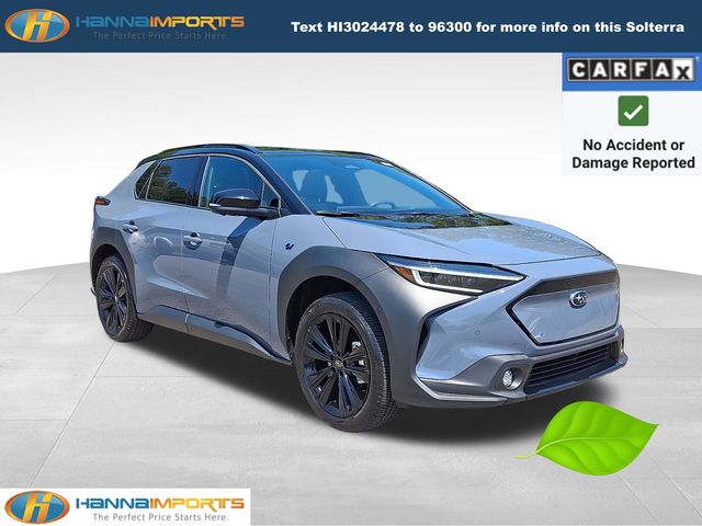 Harbor Mist Gray Pearl 2-Tone 2025 Subaru Solterra Touring AWD SUV / Crossover All-Wheel Drive 1-Speed Automatic