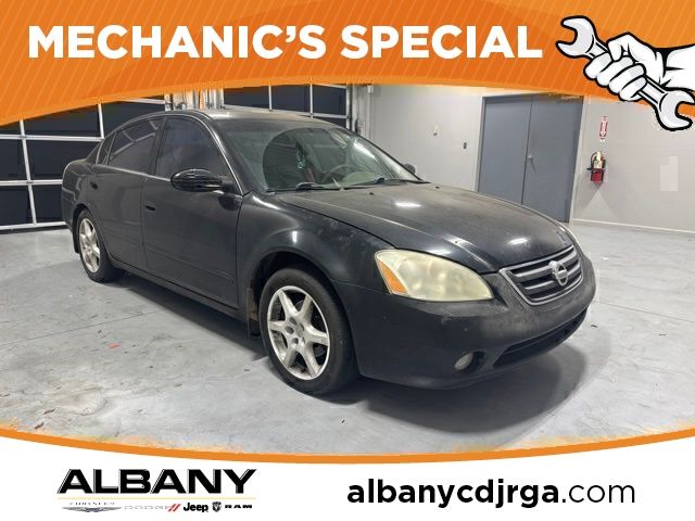 Super Black 2003 Nissan Altima Sedan Front-Wheel Drive 4-Speed Automatic Overdrive