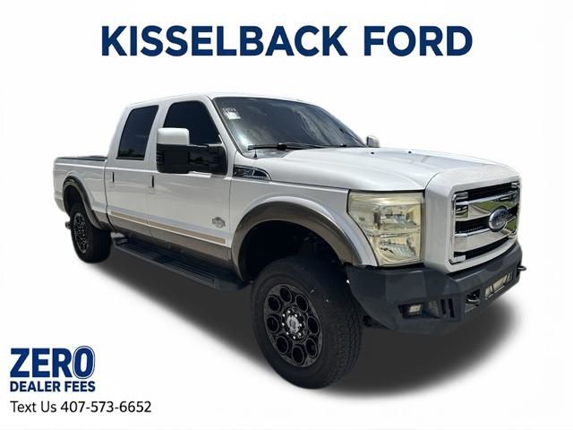 White Platinum Clearcoat Metallic 2015 Ford F-250 Super Duty Pickup Truck Four-Wheel Drive 6-Speed Automatic Overdrive