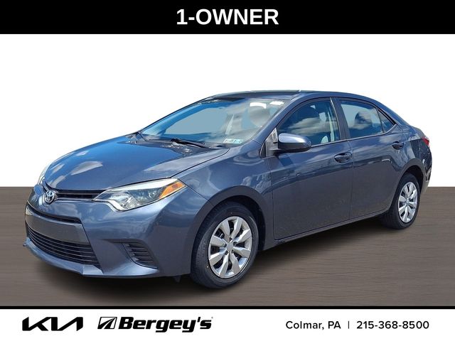 Slate Metallic 2016 Toyota Corolla Sedan Front-Wheel Drive Continuously Variable Transmission