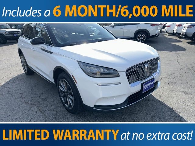 Pristine White 2021 Lincoln Corsair Standard FWD SUV / Crossover Front-Wheel Drive 8-Speed Automatic