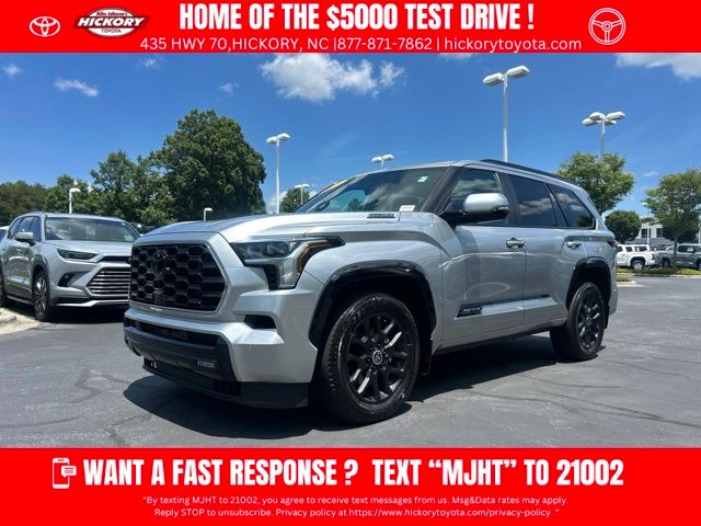 Celestial Silver Metallic 2024 Toyota Sequoia SUV / Crossover Four-Wheel Drive Automatic
