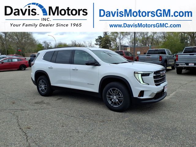 Summit White 2025 GMC Acadia SUV / Crossover Four-Wheel Drive 8-Speed Automatic