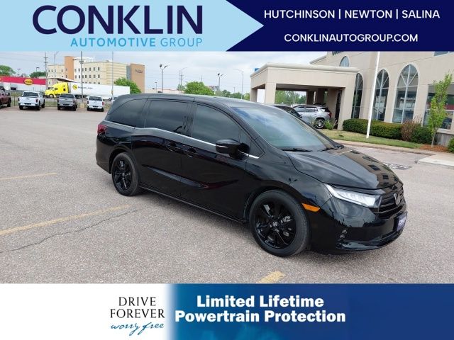 Black 2023 Honda Odyssey Sport FWD Minivan Front-Wheel Drive Automatic