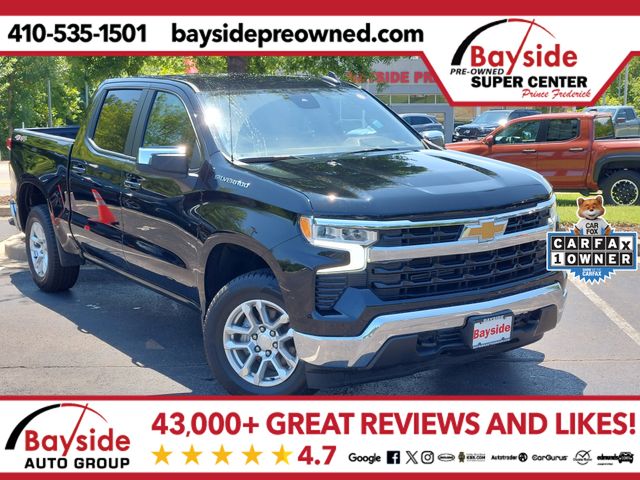 Black 2023 Chevrolet Silverado 1500 Pickup Truck Four-Wheel Drive 8-Speed Automatic