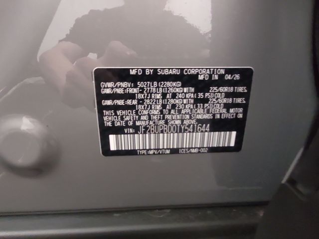 2026 – Subaru – Outback