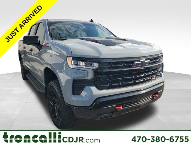 Slate Gray Metallic 2024 Chevrolet Silverado 1500 LT Trail Boss Crew Cab 4WD Pickup Truck Four-Wheel Drive Automatic