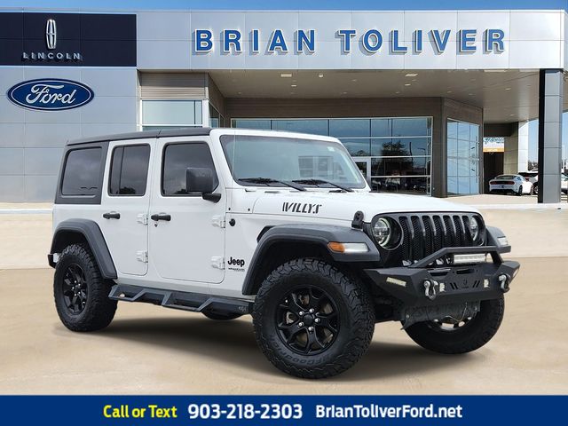 Bright White Clearcoat 2020 Jeep Wrangler SUV / Crossover Four-Wheel Drive 8-Speed Automatic