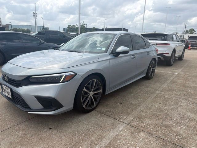 2022 Honda Civic Touring Blue at Bayshore Chrysler Jeep Dodge Ram