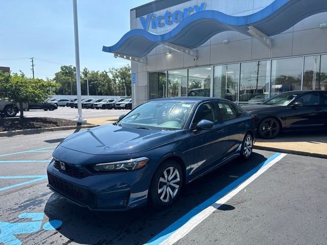Blue Lagoon Pearl 2026 Honda Civic Sedan Front-Wheel Drive Continuously Variable Transmission