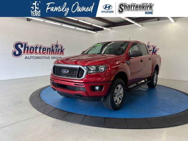 Red Metallic 2021 Ford Ranger Pickup Truck Four-Wheel Drive Automatic
