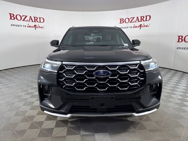2025 Agate Black Metallic Ford Explorer Platinum RWD SUV