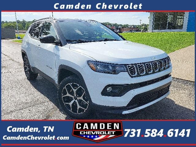 Bright White Clearcoat 2025 Jeep Compass Limited 4WD SUV / Crossover Four-Wheel Drive 8-Speed Automatic