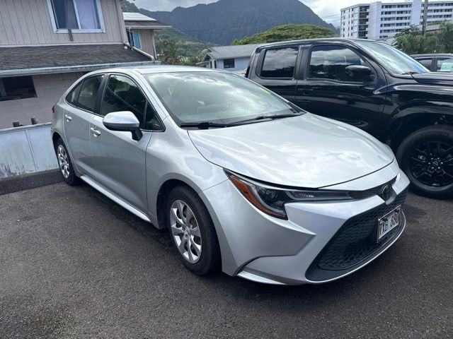 Silver 2020 Toyota Corolla Sedan Front-Wheel Drive Continuously Variable Transmission