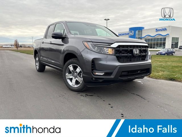 Gray (Modern Steel Metallic) 2026 Honda Ridgeline Pickup Truck All-Wheel Drive 9-Speed Automatic