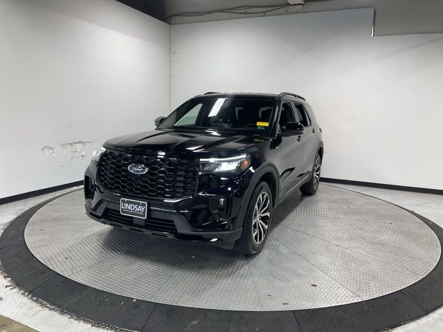 Agate Black Metallic 2025 Ford Explorer ST-Line AWD SUV / Crossover All-Wheel Drive Automatic