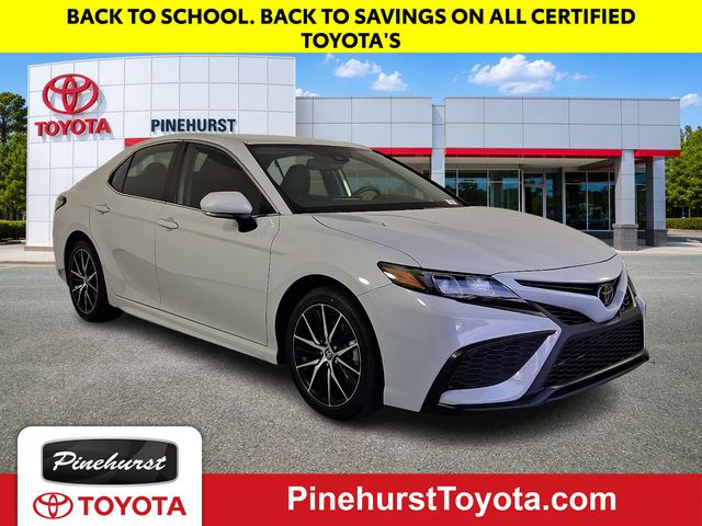White 2024 Toyota Camry Sedan Front-Wheel Drive 8-Speed Automatic