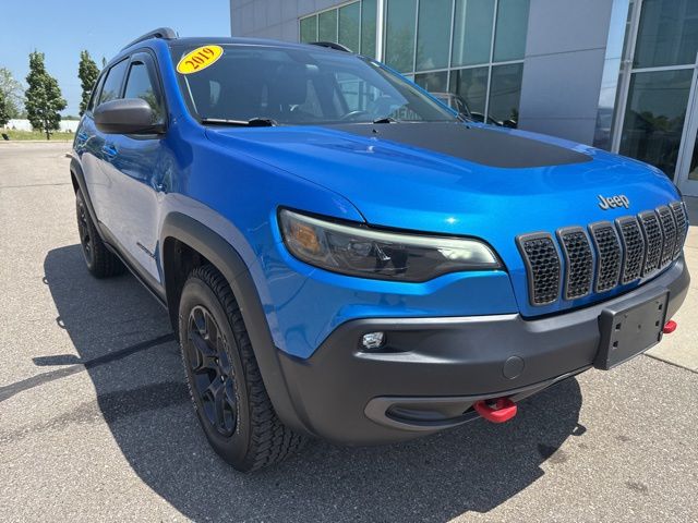 2019 Jeep Cherokee Trailhawk - Hydro Blue Pearlcoat exterior view 5