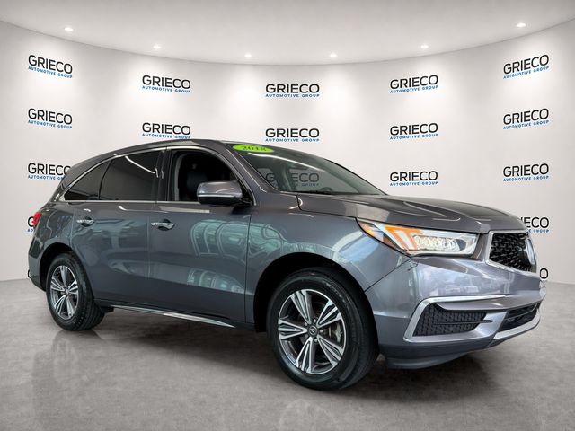 Gray (Modern Steel Metallic) 2018 Acura MDX SUV / Crossover Front-Wheel Drive 9-Speed Automatic