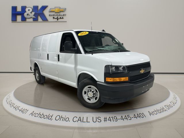 Summit White 2024 Chevrolet Express Cargo Van Rear-Wheel Drive