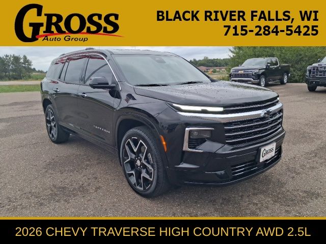 Mosaic Black Metallic 2026 Chevrolet Traverse SUV / Crossover Four-Wheel Drive 8-Speed Automatic