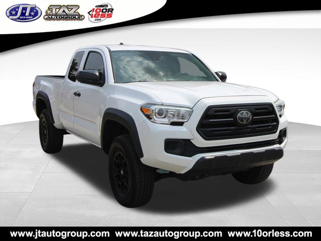 Super White 2019 Toyota Tacoma Pickup Truck Four-Wheel Drive 6-Speed Automatic