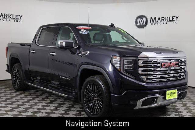 Titanium Rush Metallic 2022 GMC Sierra 1500 Denali Crew Cab 4WD Pickup Truck Four-Wheel Drive Automatic