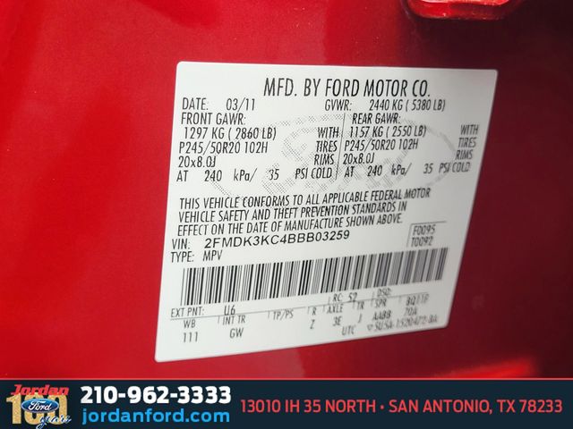 Used Car 2011 Ford Edge  Limited For Sale Under $10,000 In San Antonio, Texas