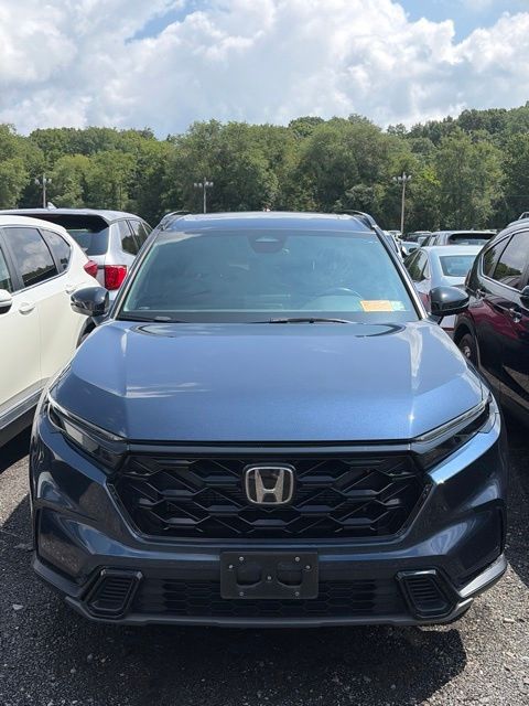 Blue Metallic 2024 Honda CR-V Hybrid SUV / Crossover All-Wheel Drive Continuously Variable Transmission