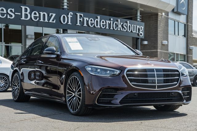 Rubellite Red Metallic 2023 Mercedes-Benz S-Class S 580 4MATIC AWD Sedan All-Wheel Drive 9-Speed Automatic