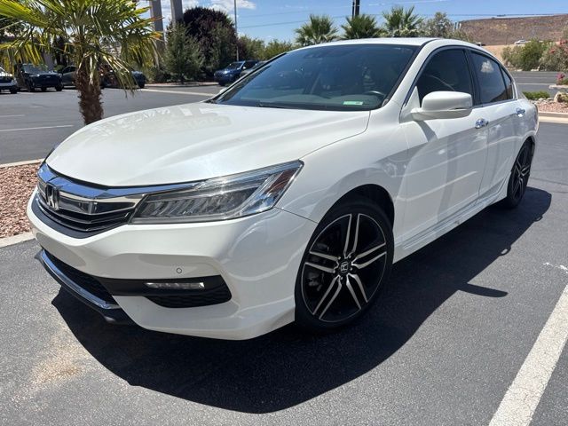 White Orchid Pearl 2017 Honda Accord Sedan  6-Speed Automatic