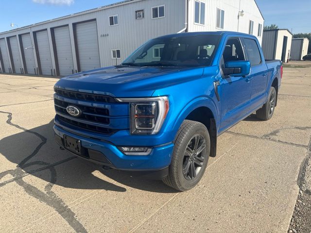 2021 Blue Ford F-150 Lariat 4X4 Truck