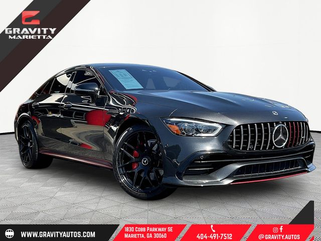 Gray 2021 Mercedes-Benz AMG GT Coupe All-Wheel Drive 9-Speed Automatic