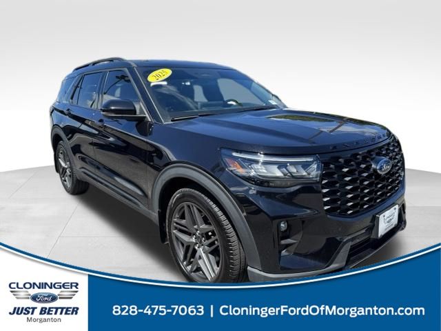 Agate Black Metallic 2025 Ford Explorer SUV / Crossover All-Wheel Drive Automatic