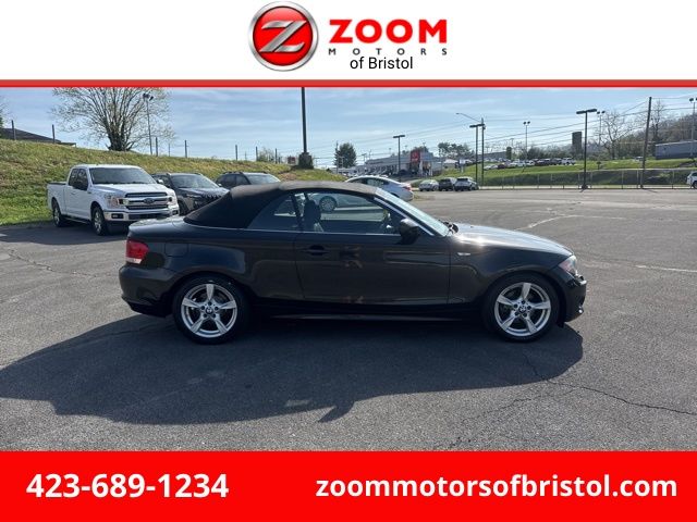 Black Sapphire Metallic 2013 BMW 1 Series 128i Convertible RWD Convertible Rear-Wheel Drive 6-Speed Automatic