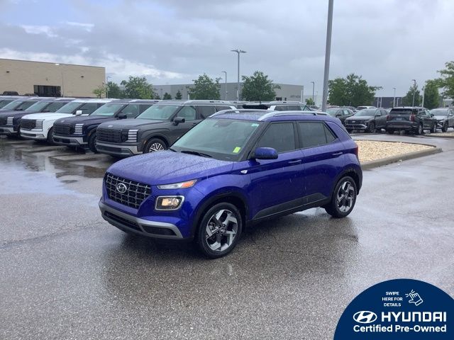 Intense Blue 2025 Hyundai Venue SUV / Crossover Front-Wheel Drive Continuously Variable Transmission