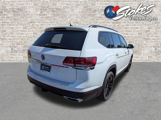2023 Volkswagen Atlas 3.6L V6 SE w/Technology White at Stokes Volkswagen
