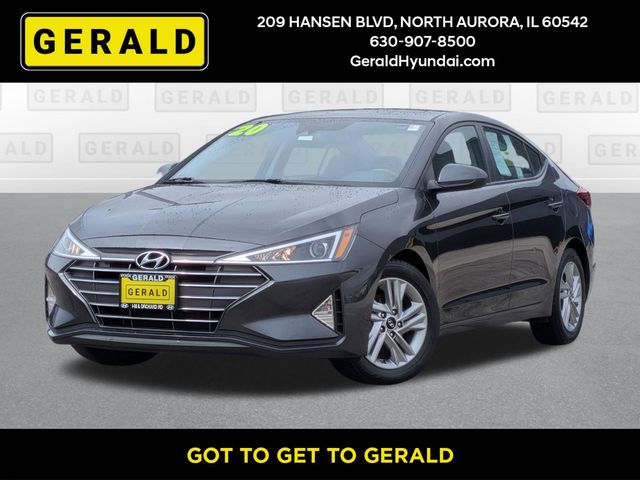 Portofino Gray 2020 Hyundai Elantra Value Edition FWD Sedan Front-Wheel Drive Continuously Variable Transmission