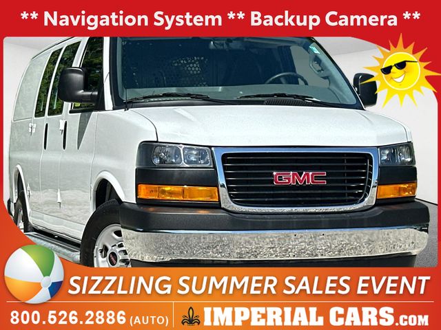 Summit White 2025 GMC Savana Cargo Van Rear-Wheel Drive 8-Speed Automatic Overdrive