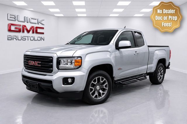 Quicksilver Metallic 2018 GMC Canyon All Terrain Extended Cab LB 4WD with Cloth Pickup Truck Four-Wheel Drive 8-Speed Automatic