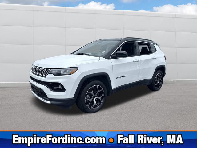 Bright White Clearcoat 2025 Jeep Compass SUV / Crossover Four-Wheel Drive 8-Speed Automatic