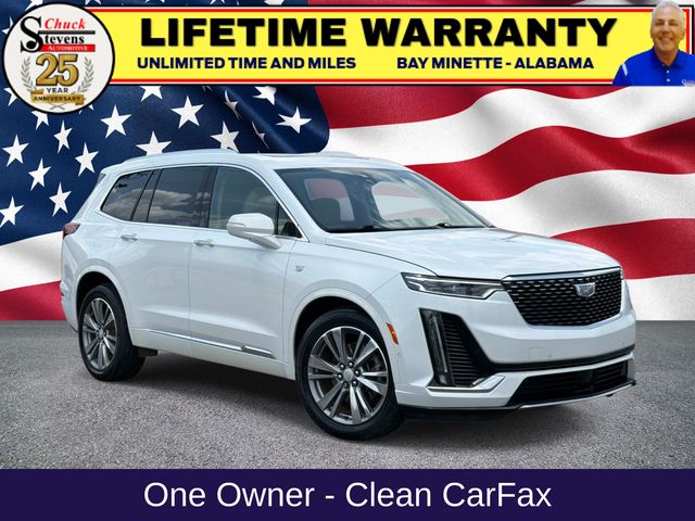 Crystal White Tricoat 2022 Cadillac XT6 Premium Luxury AWD SUV / Crossover Four-Wheel Drive 9-Speed Automatic