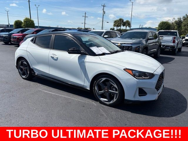White 2020 Hyundai Veloster Coupe Front-Wheel Drive Automatic