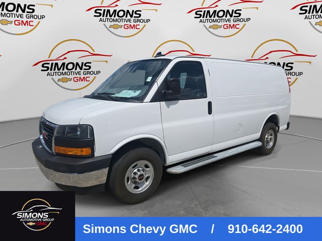 Summit White 2024 GMC Savana Cargo Van Rear-Wheel Drive 8-Speed Automatic Overdrive