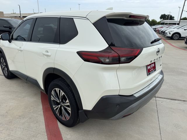 2021 Nissan Rogue SV White at South Houston Nissan