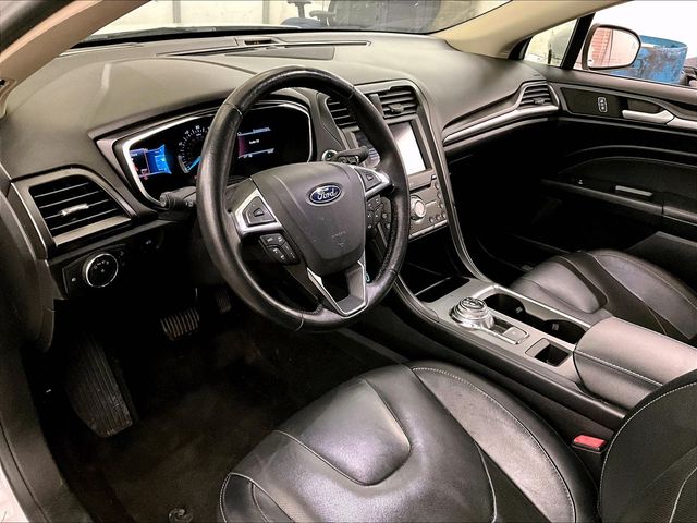 2019 Ford Fusion Titanium White at Grove City Ford